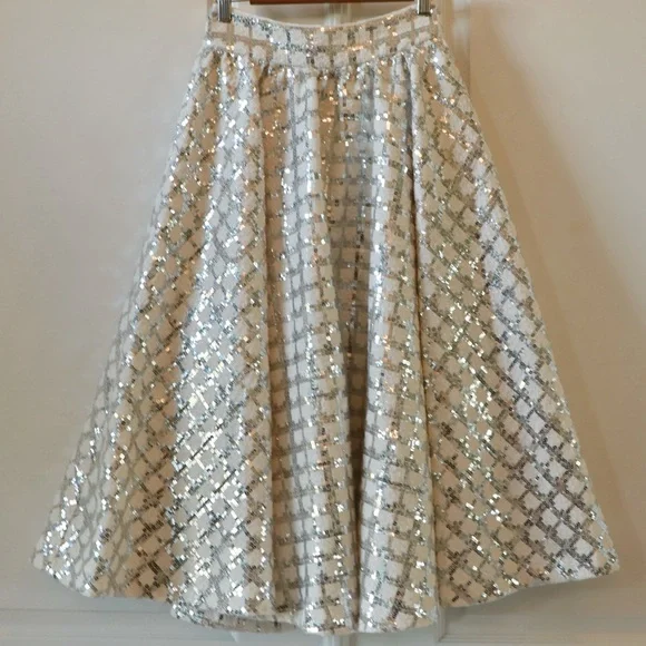 ALICE + OLIVIA NILDA VOLUMINOUS SKIRT - Picture 9 of 12